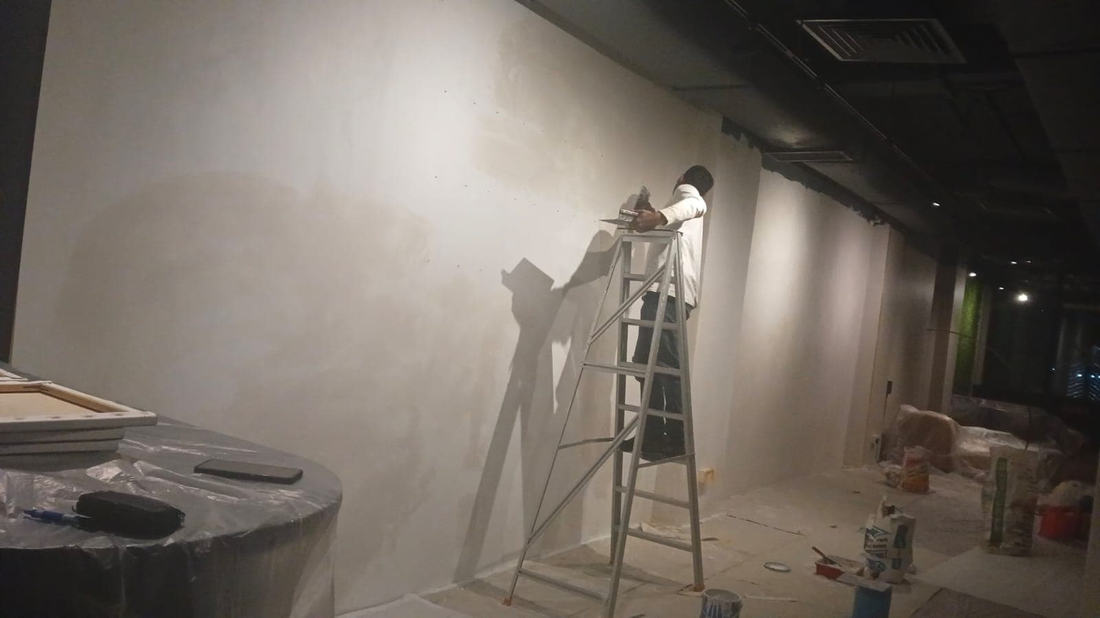 Feature wall installation Singapore