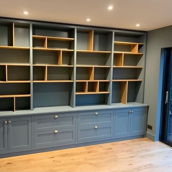 Built-in Storage Feature Wall