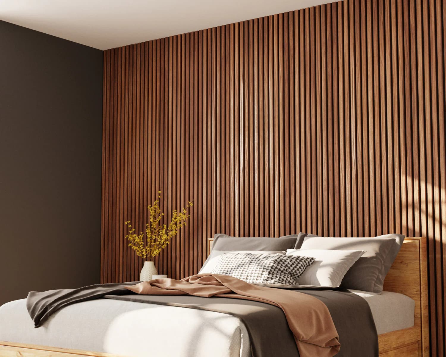 Bedroom Headboard Feature Wall